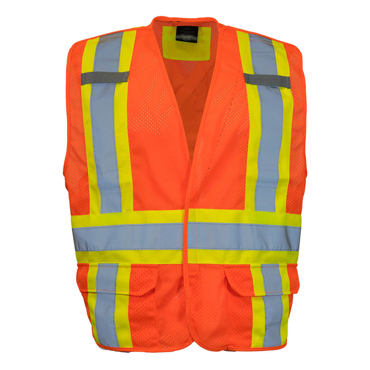 High Visibility Traffic Safety Vest - Tearaway - Orange