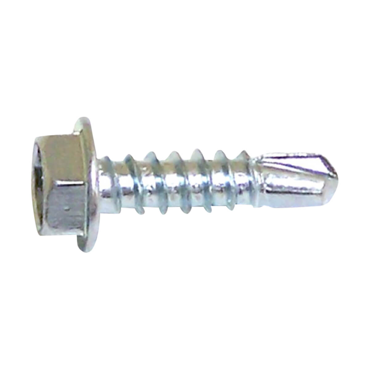Hex with Washer Self-Drilling Screws - #10 X 1-in - 100/Box