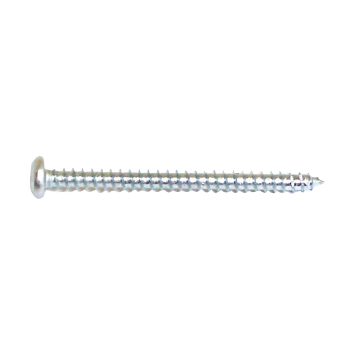 Pan-Head Zinc-Plated Metal Screws - #6 X 1/2-in - 100/Box