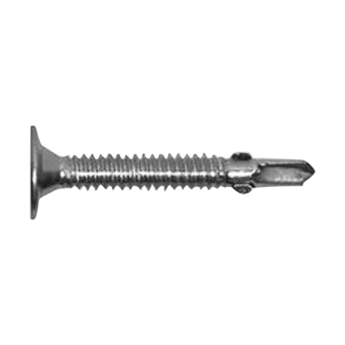 Wafer-Head Reamer Self-Drilling Screws - #10 X 1-7/16-in -100/Box