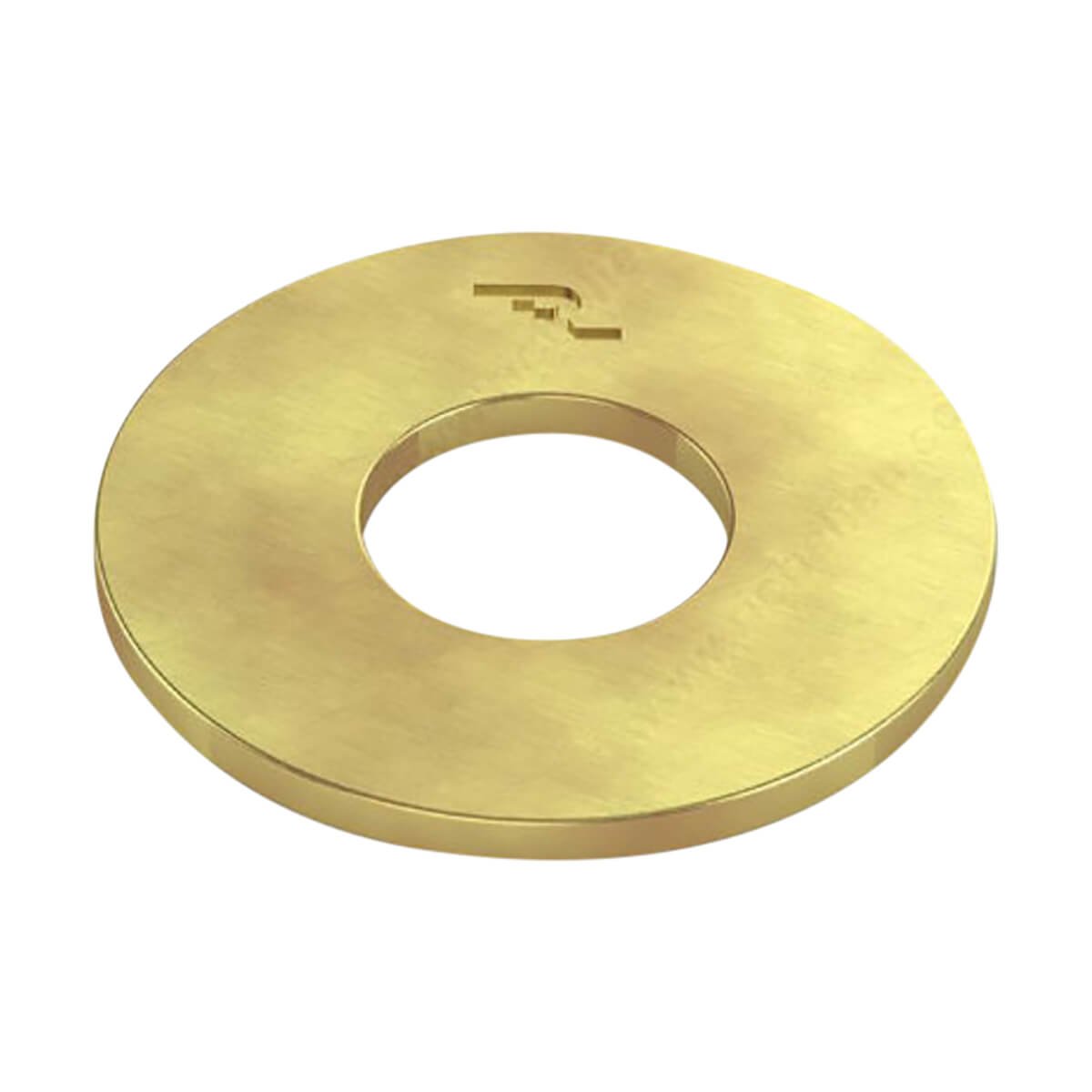 Flat Washer - 1/2-in - Yellow - 5 Pieces