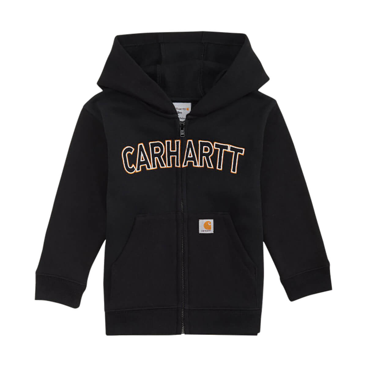Carhartt Kids Logo Fleece Sweatshirt - Caviar Black - 2T Carhartt Kids Logo Fleece Sweatshirt - Caviar Black - 2T