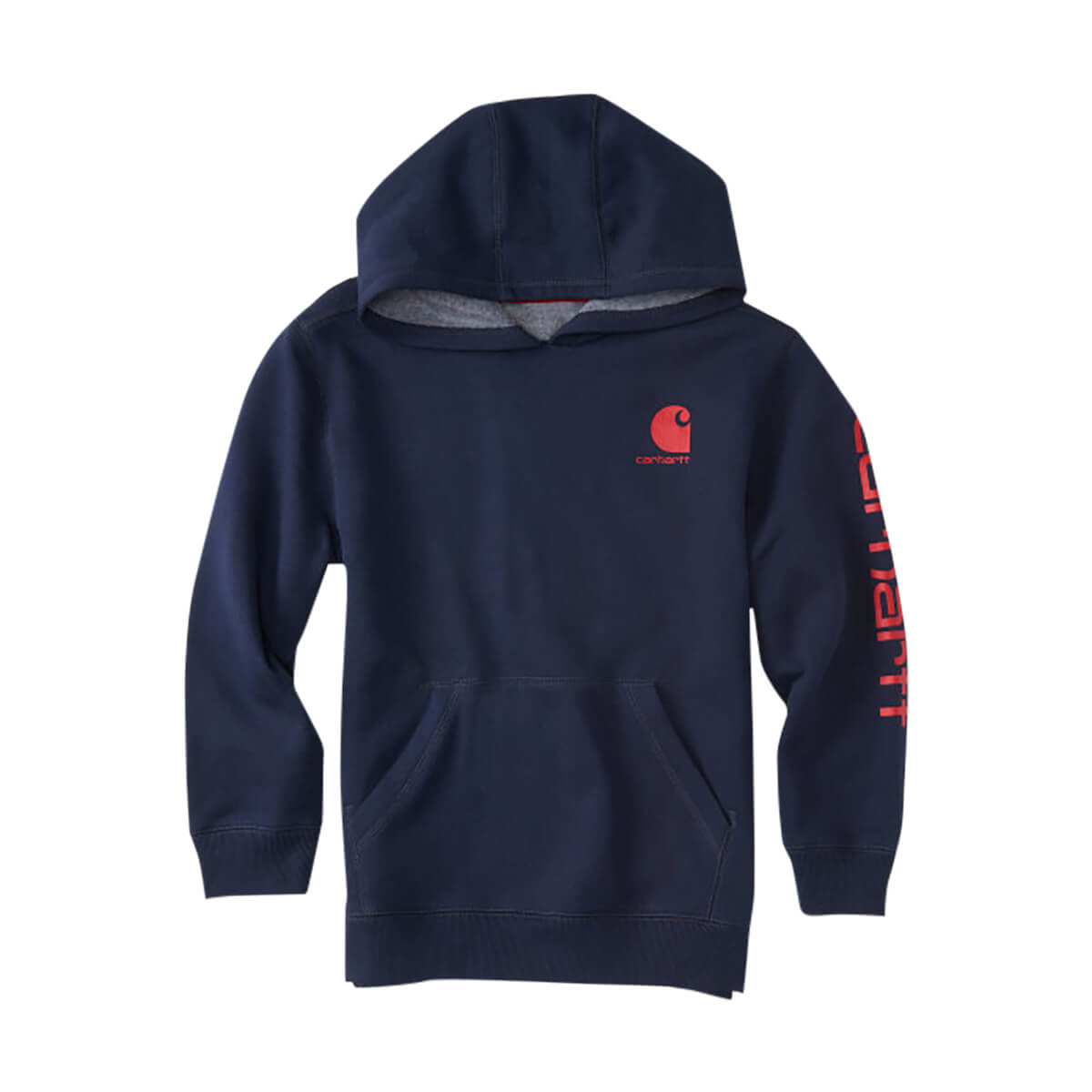 Carhartt Boys' Logo Hooded Sweatshirt Navy Blue Blazer - 6 Youth Carhartt Boys' Logo Hooded Sweatshirt Navy Blue Blazer - 6 Youth