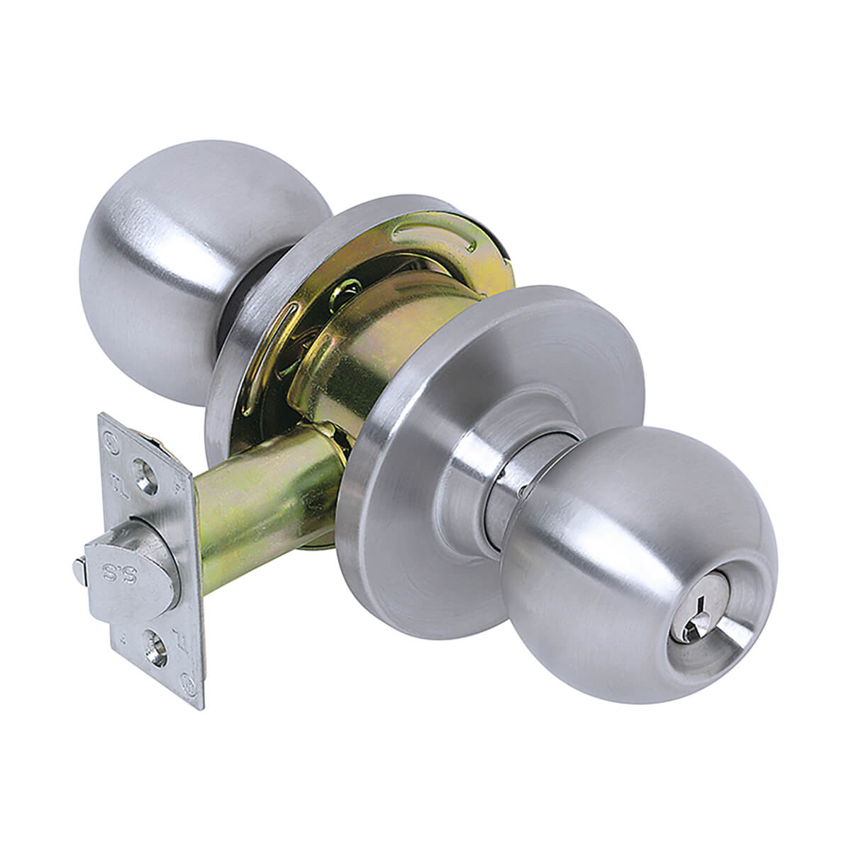 Tell Manufacturing CL100053 Stainless Steel Light-Duty Co mmercial Entry Knob