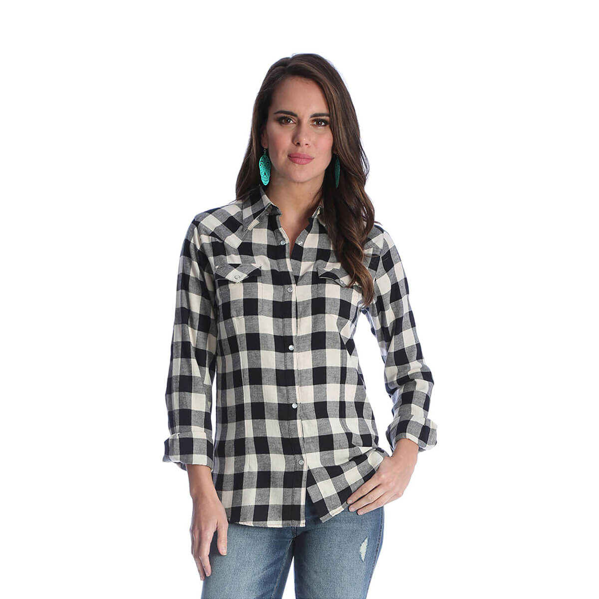 Wrangler Ladies Western Flannel Shirt