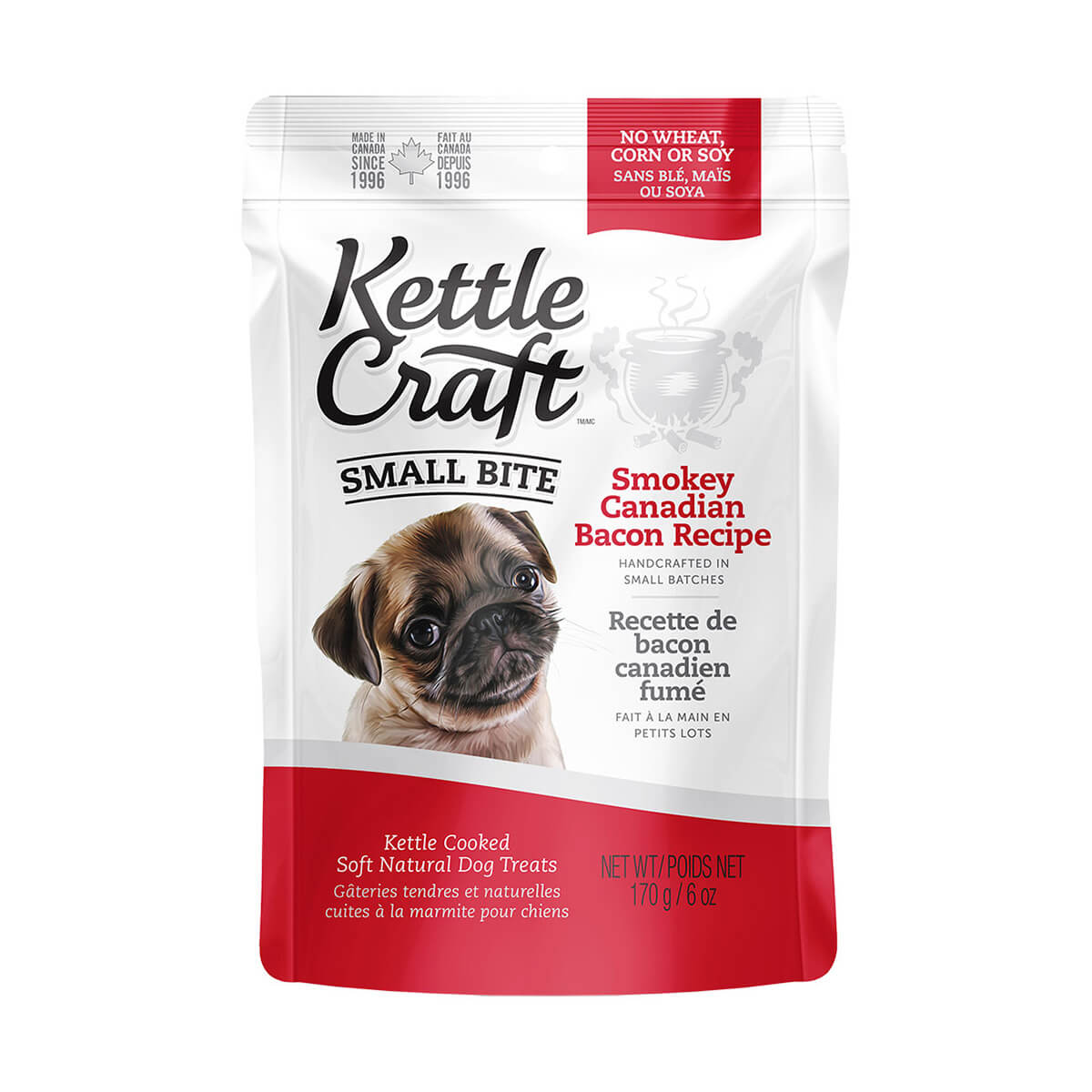 Kettle Craft Small Bacon Dog Treats - 170 g