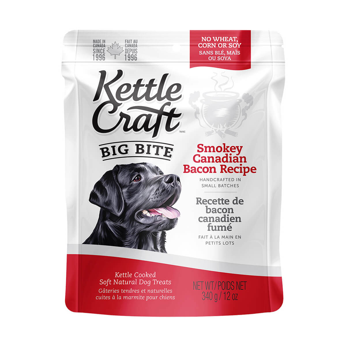 Kettle Craft Large Bacon Dog Treats - 340 g