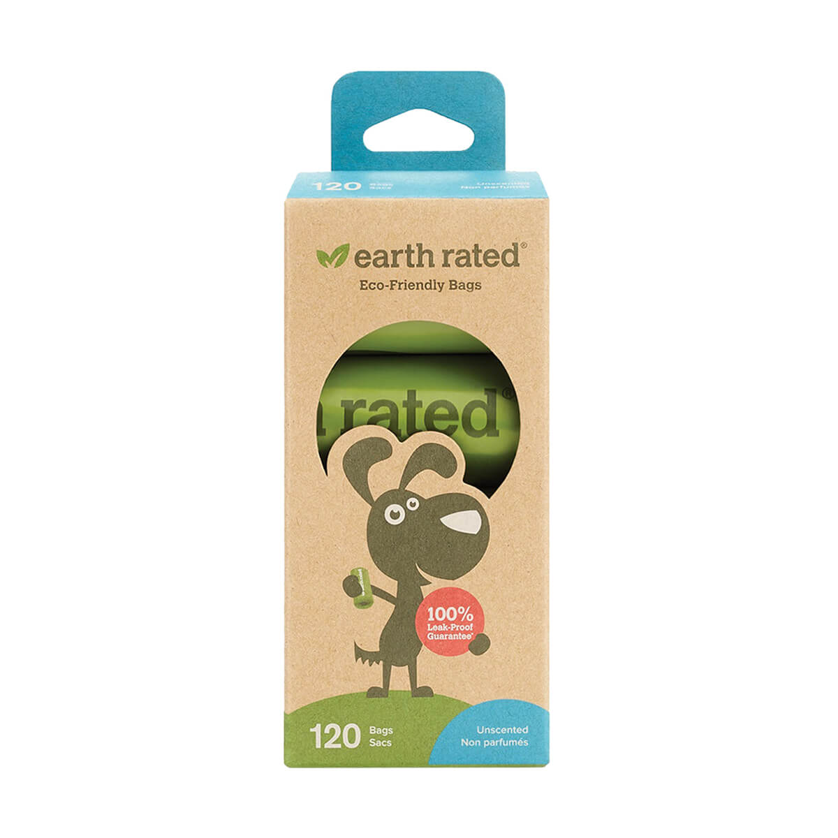 Earth Rated PoopBags Refill Pack, Unscented, 120 Bags Earth Rated PoopBags Refill Pack, Unscented, 120 Bags