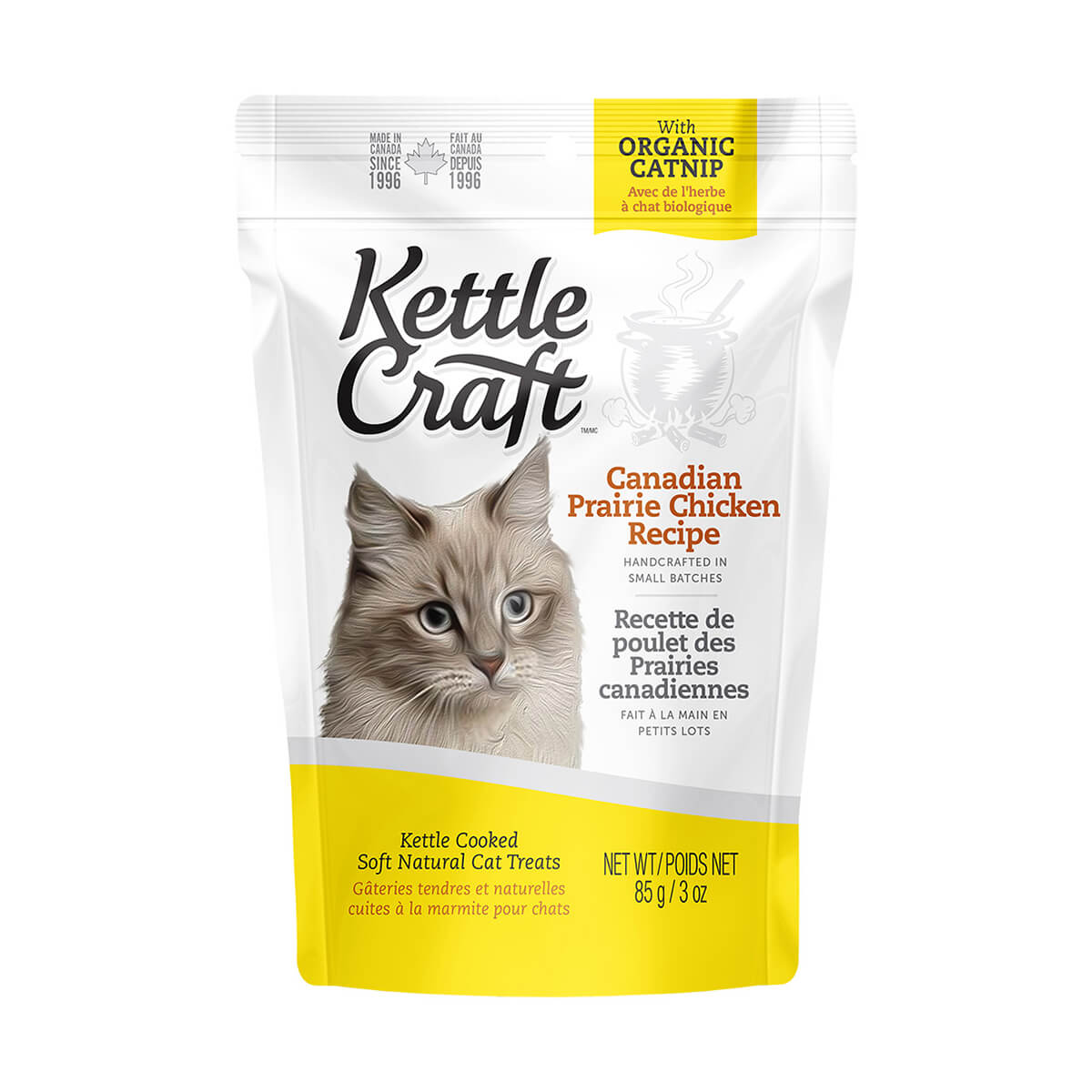 Kettle Craft Chicken Recipe Cat Treats - 85 g Kettle Craft Chicken Recipe Cat Treats - 85 g