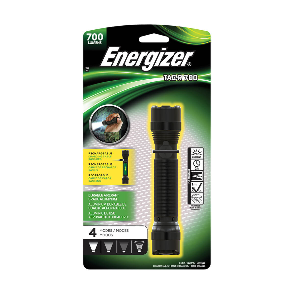 Energizer Rechargeable 700-Lumen Tac Light