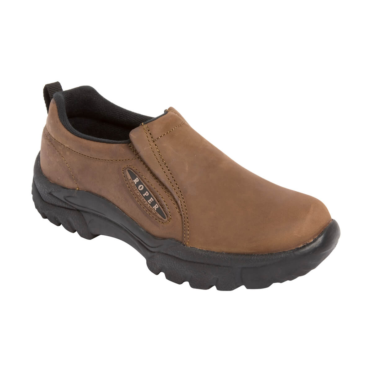 Men's Roper Western Shoes - Sport Slip-On - Brown Men's Roper Western Shoes - Sport Slip-On - Brown