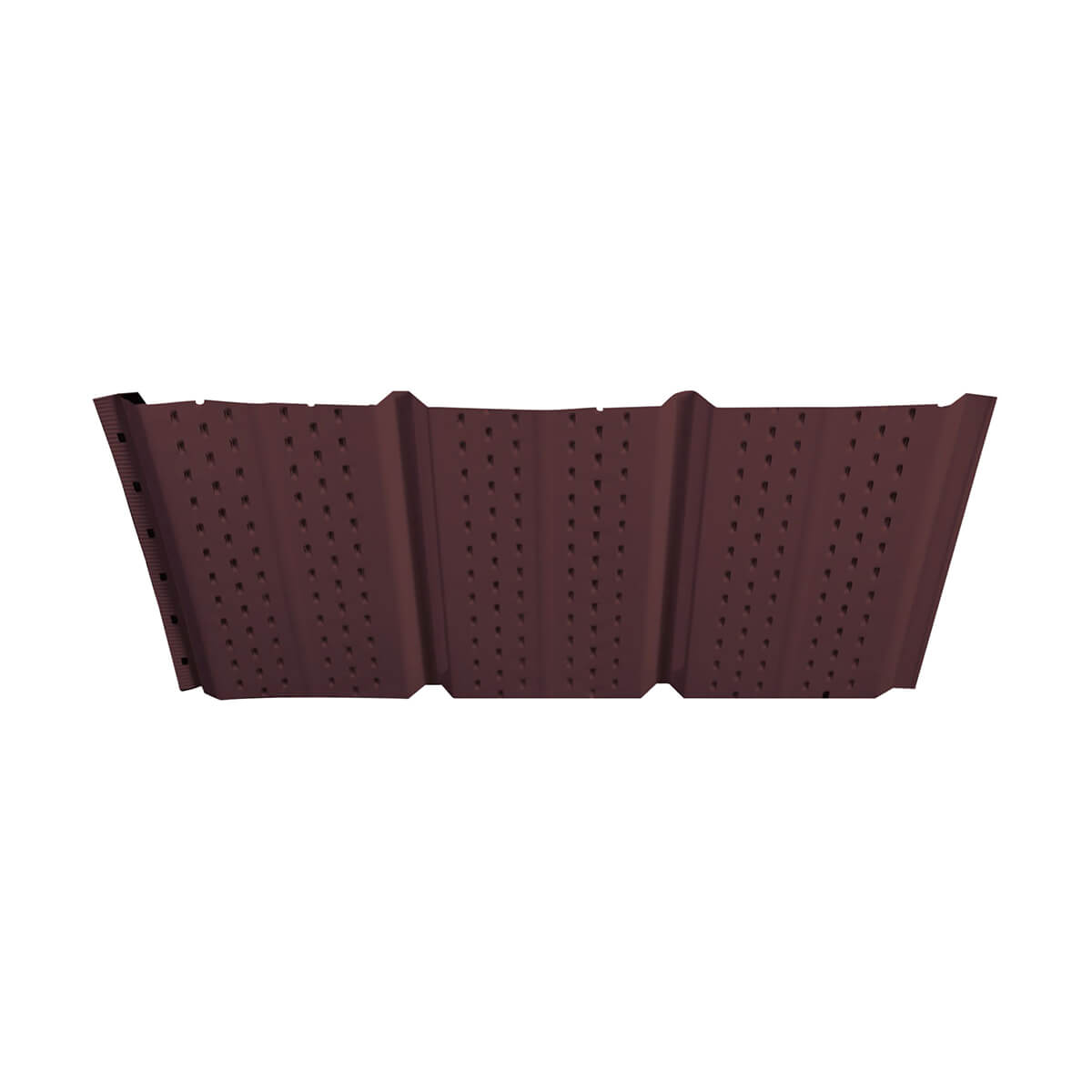 KAYCAN Vented Aluminum Soffit - Brown - 16-IN X 12-FT