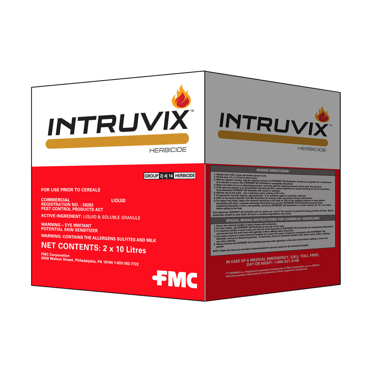 Intruvix™ Herbicide - 3.72kg + 1.2L Case