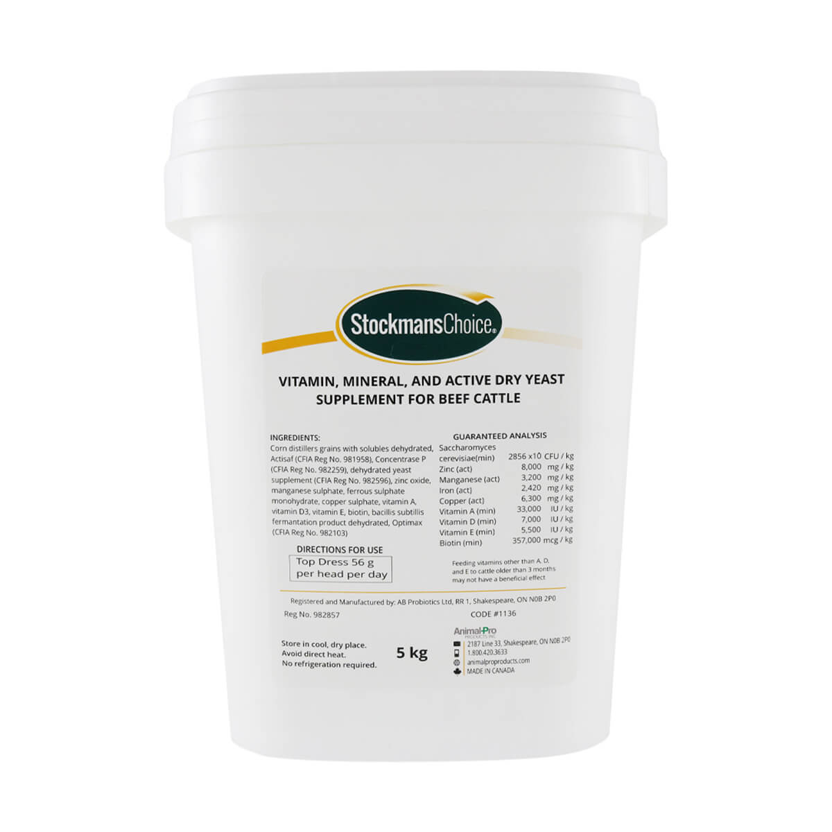 Stockmans Choice - Vitamin, Mineral, and Yeast Supplement Stockmans Choice - Vitamin, Mineral, and Yeast Supplement