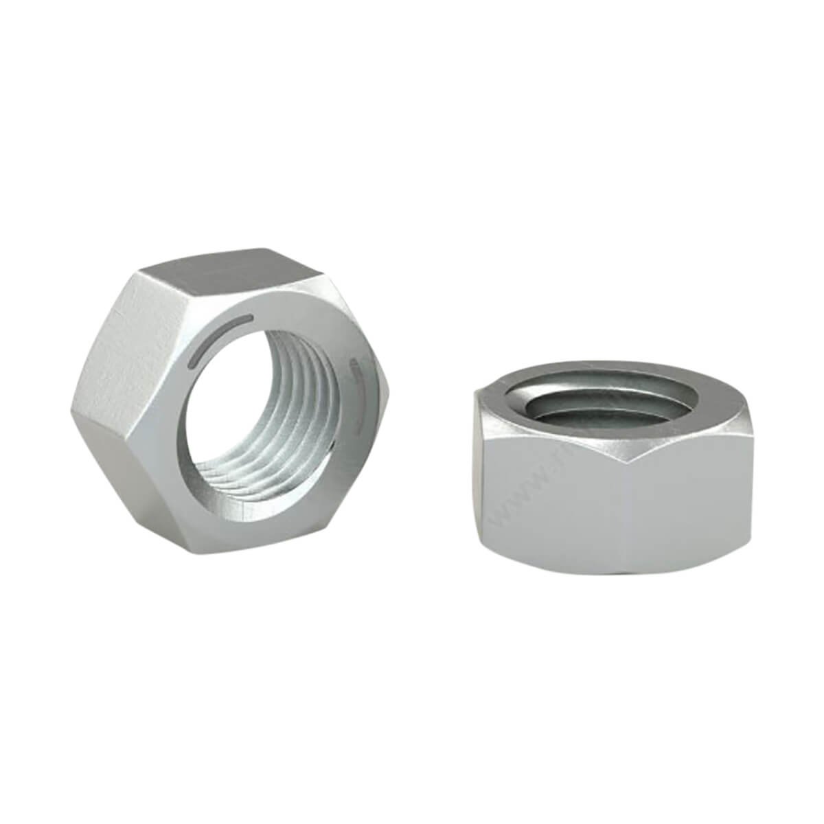 Hexagonal Nut - Grade 5 Steel - 1/4-in X 20 Pitch - 100 Pack