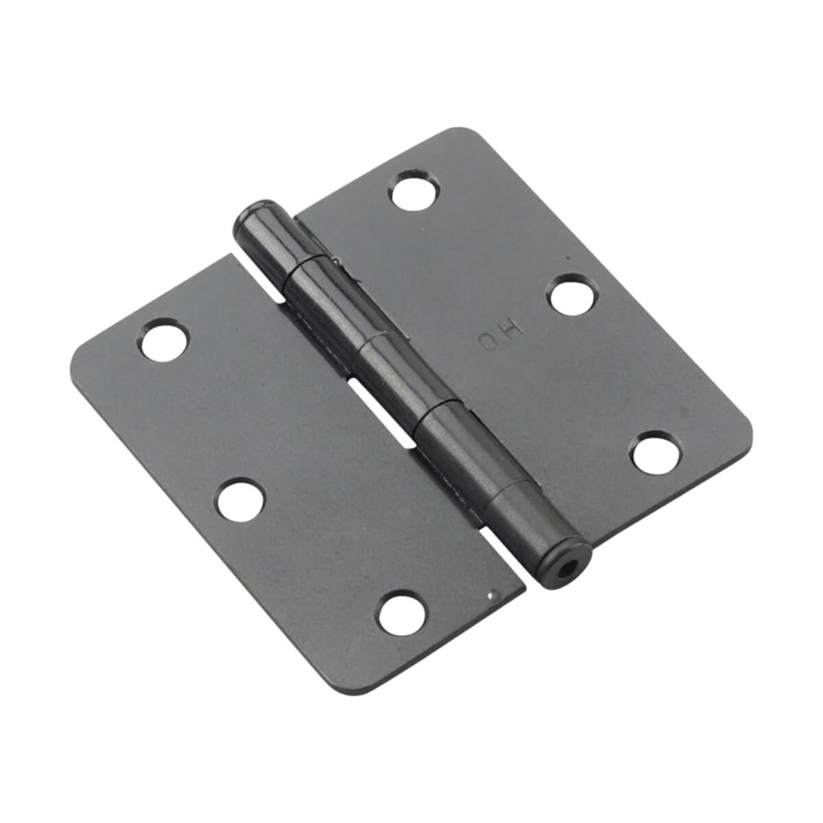 Full Mortise Butt Hinge - Black - 1/4-in Radius - 3-1/2-in