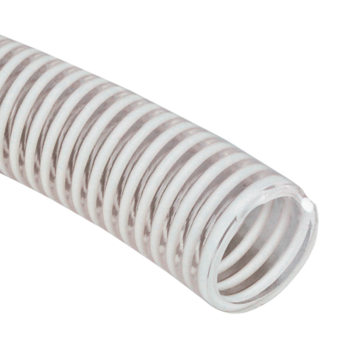Clear PVC Suction Hose — Bulk/Uncoupled - 1-1/4-in - Price Per Ft