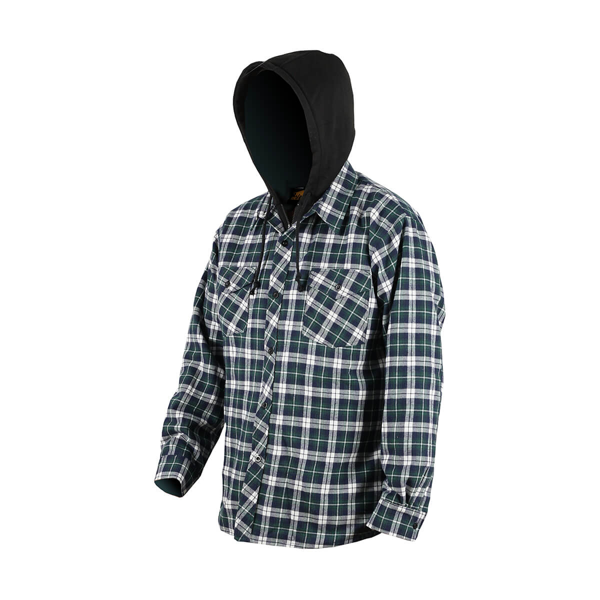 Men's Hooded Quilted Flannel - Assorted