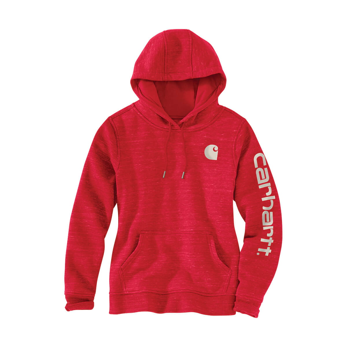 Women's Pullover Hoodie with Sleeve Logo Women's Pullover Hoodie with Sleeve Logo