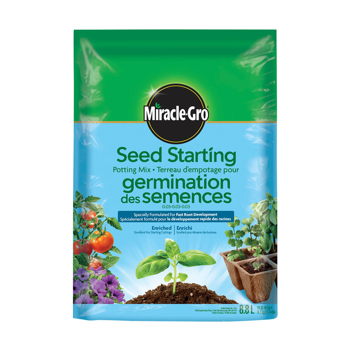 Miracle-Gro Seed Starting Potting Mix - 8.8 L