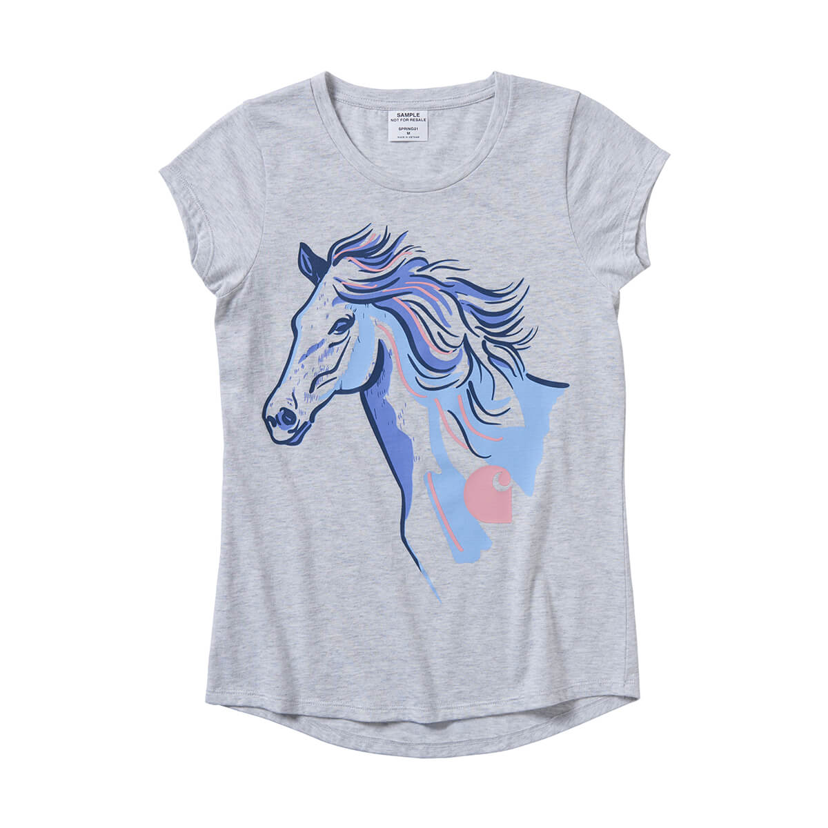 Graphic Tee With Cap Sleeve - Grey - 2T Graphic Tee With Cap Sleeve - Grey - 2T
