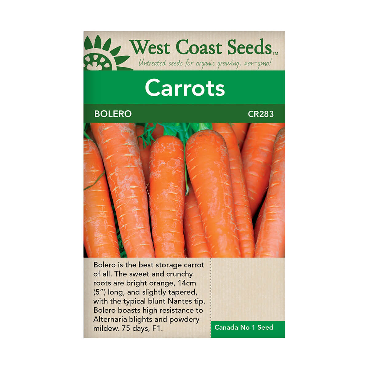 Bolero Carrot Seeds - approx. 270 seeds