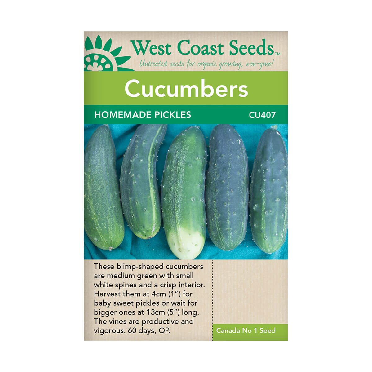 Homemade Pickles Cucumber Seeds - approx. 20 seeds