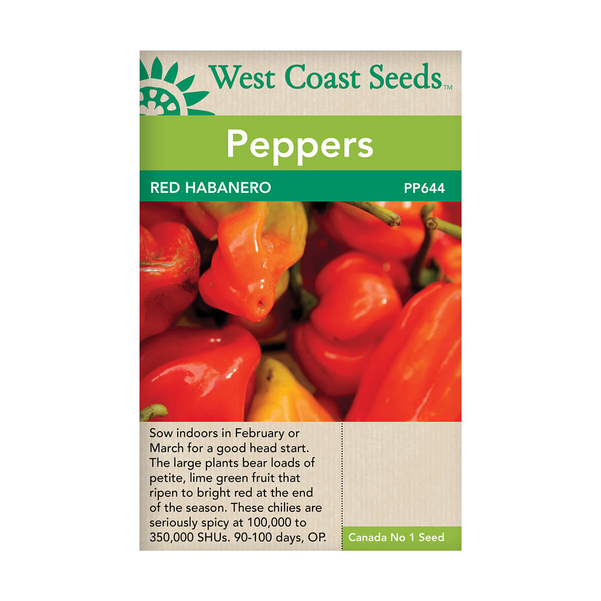 Habanero Pepper Seeds - approx. 55 seeds