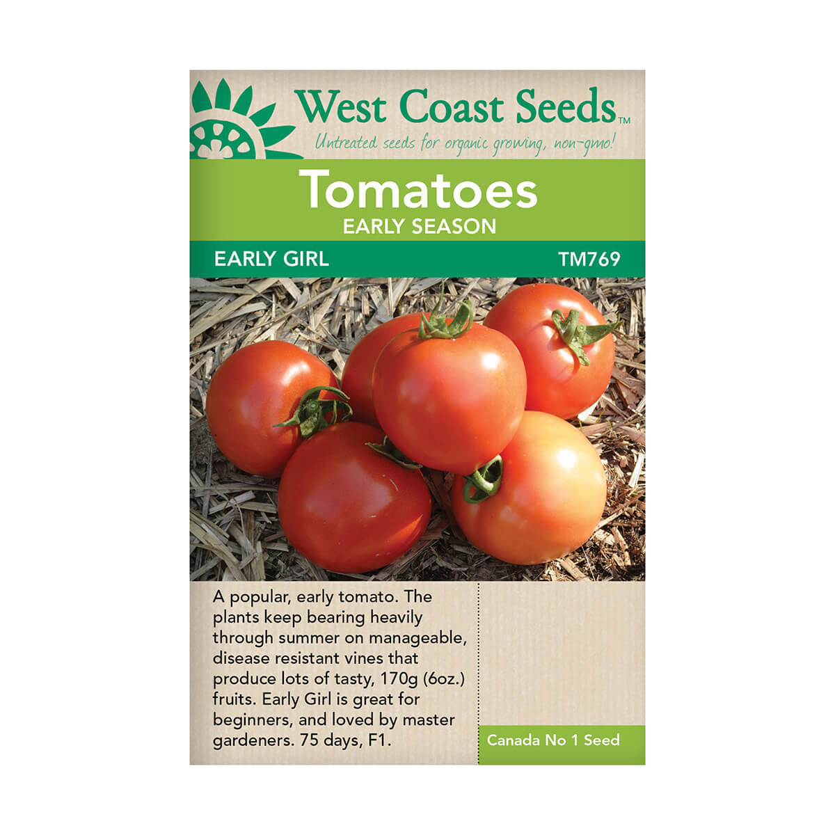 Early Girl Tomato Seeds - approx. 18 seeds