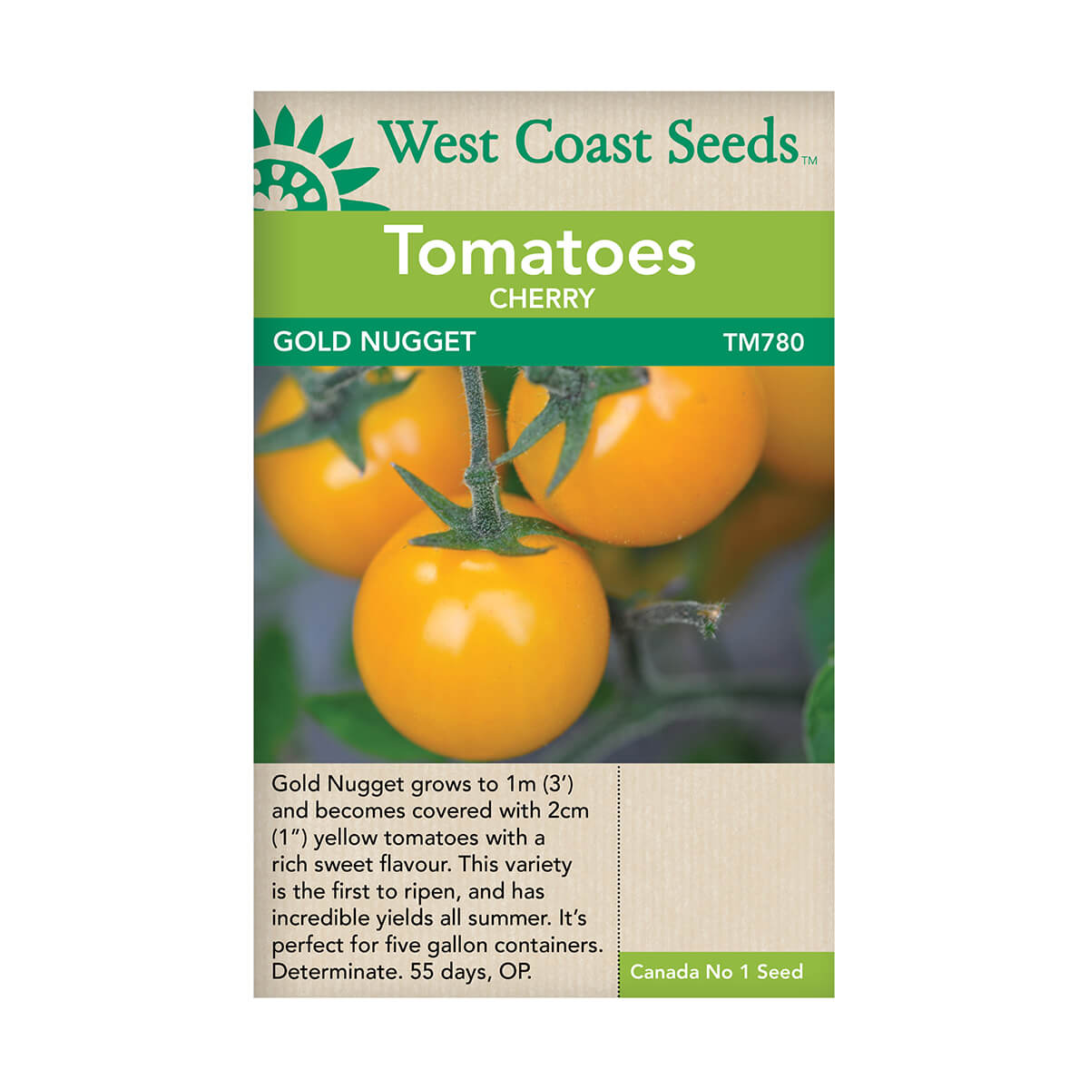 Gold Nugget Cherry Tomato Seeds - approx. 52 seeds