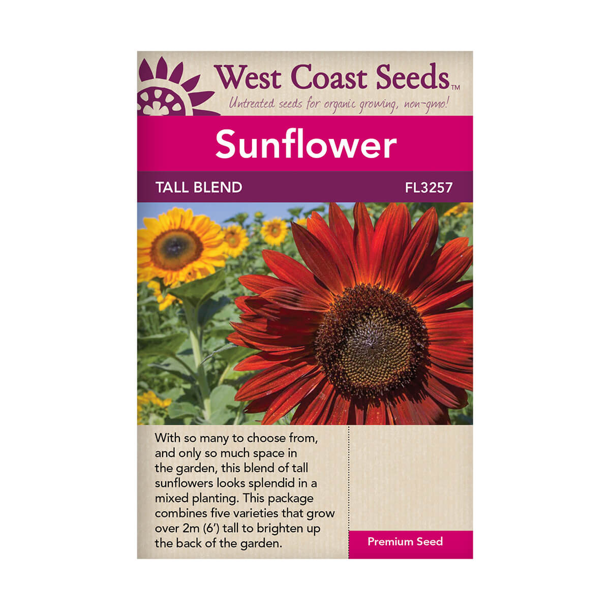 Tall Blend Sunflower seeds - approx. 1.5g