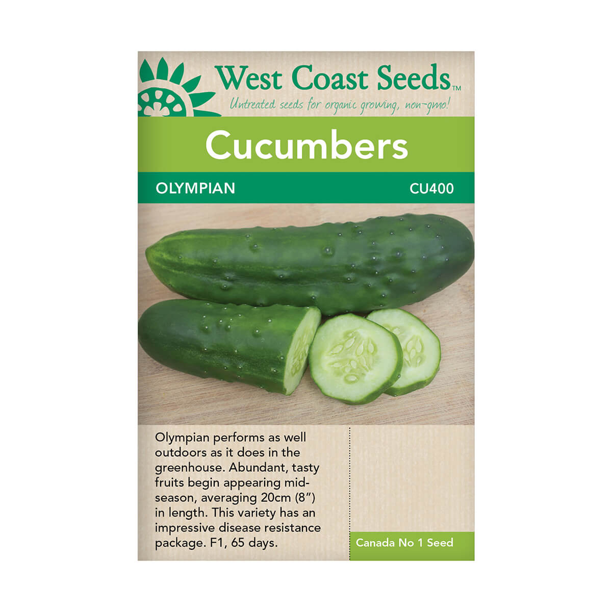 Olympian Cucumber Seeds - approx. 40 seeds