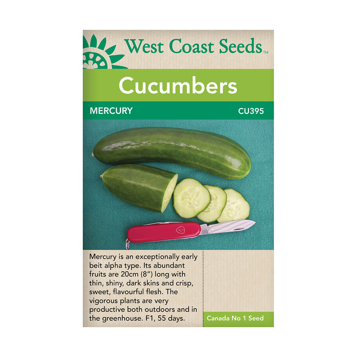 Mercury Cucumber Seeds - approx. 28 seeds