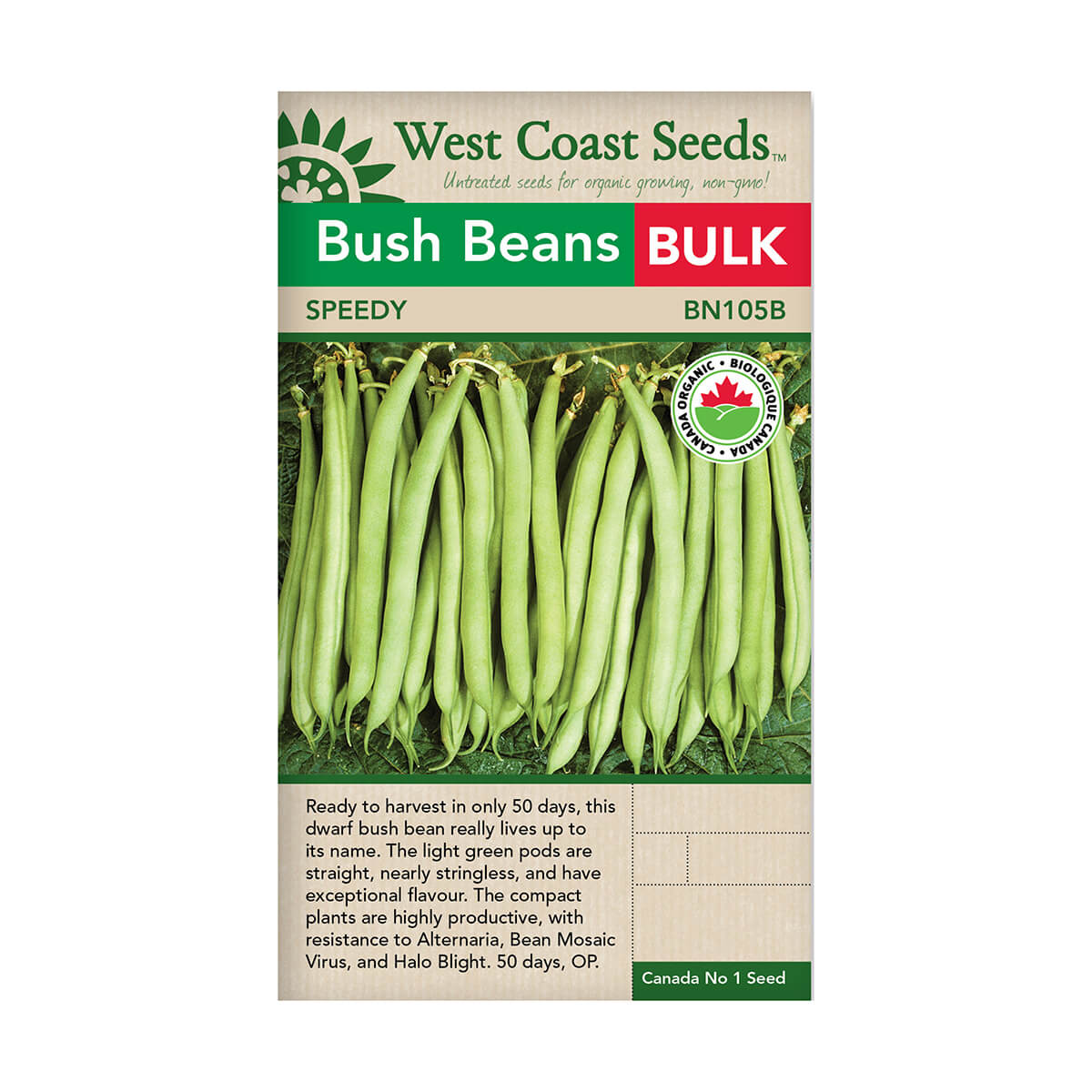 Strike Bush Bean Seeds - approx. 1150 seeds