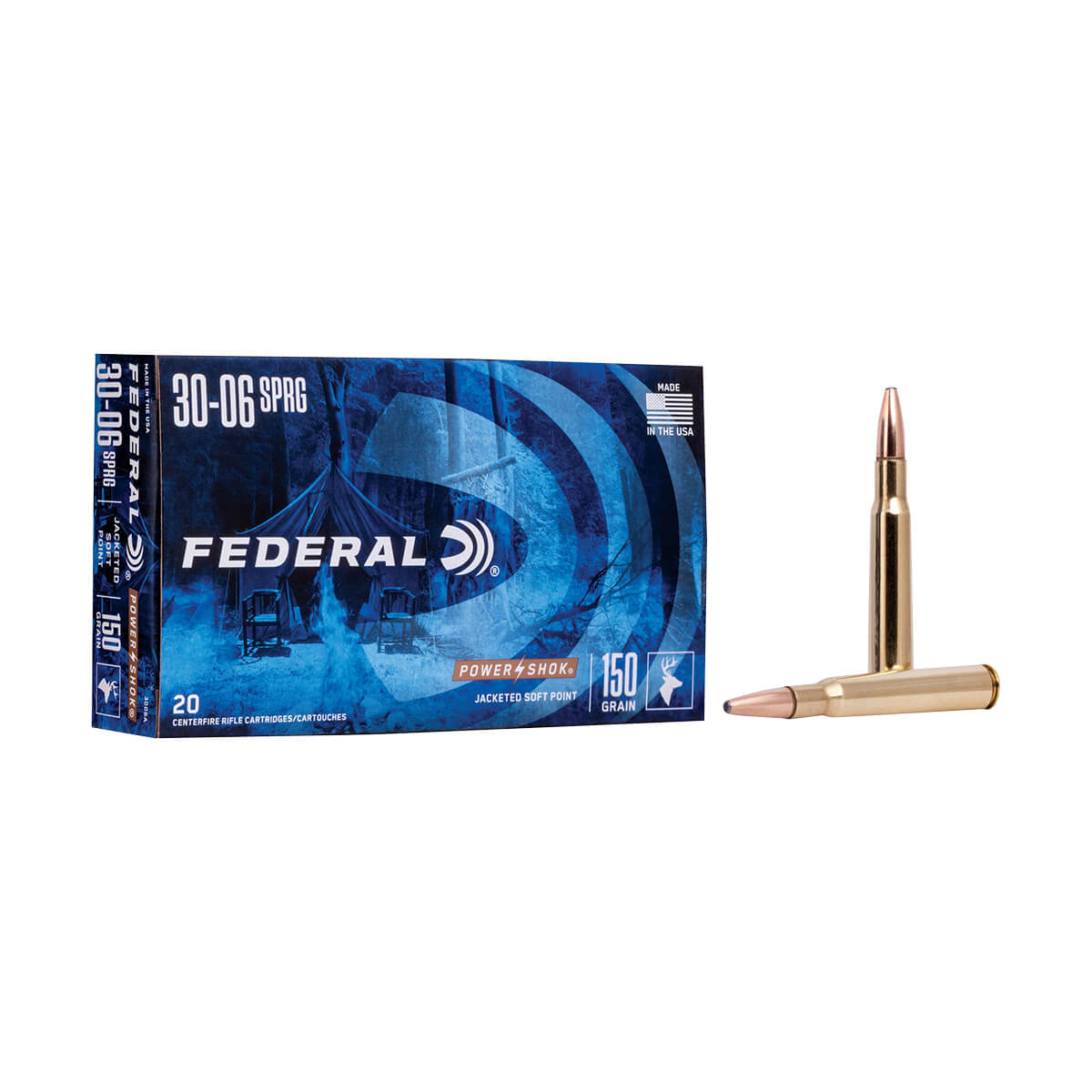 Power-Shok Rifle - 30-06 Springfield - 150 Grain - 20 Pack