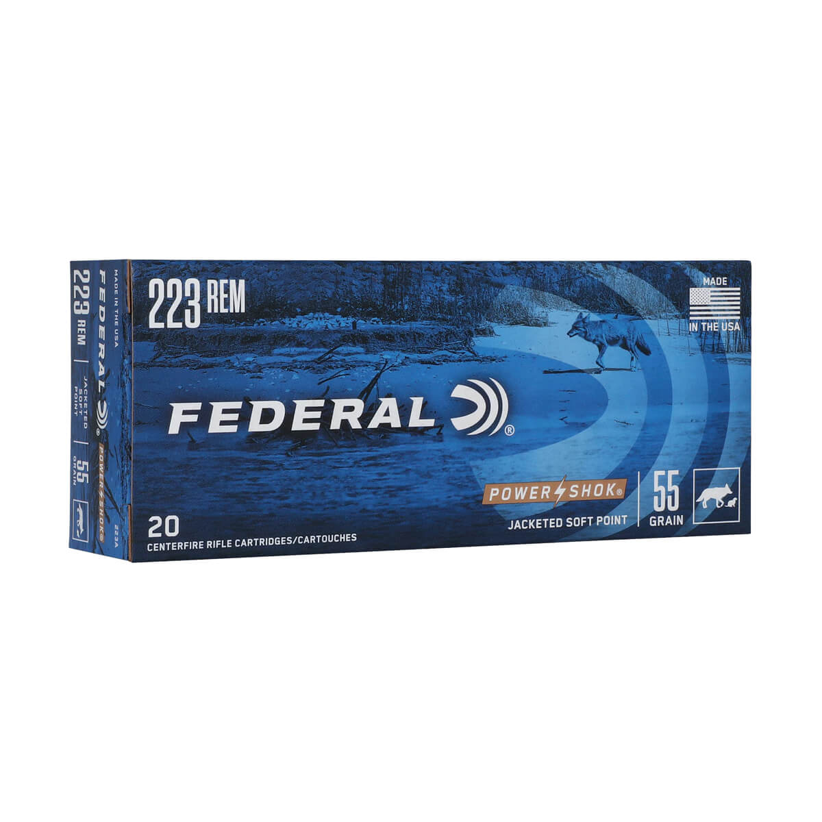 Power-Shok Rifle - 223 Rem - 55 Grain - 20 Pack