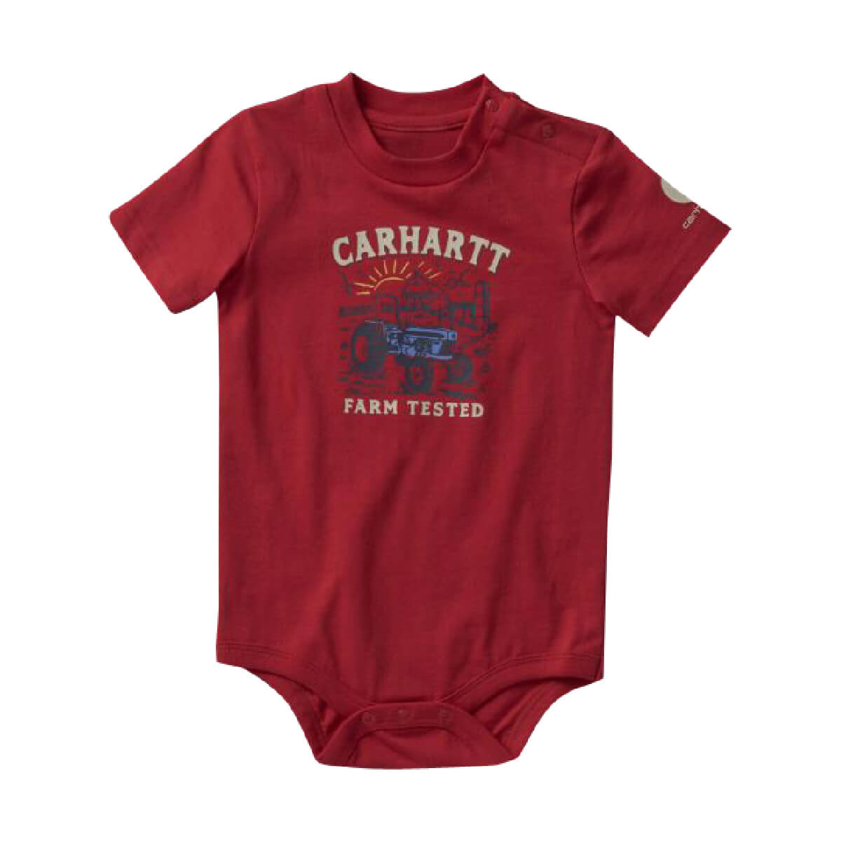 Boy's Carhartt Short-Sleeve Bodyshirt - Red Boy's Carhartt Short-Sleeve Bodyshirt - Red
