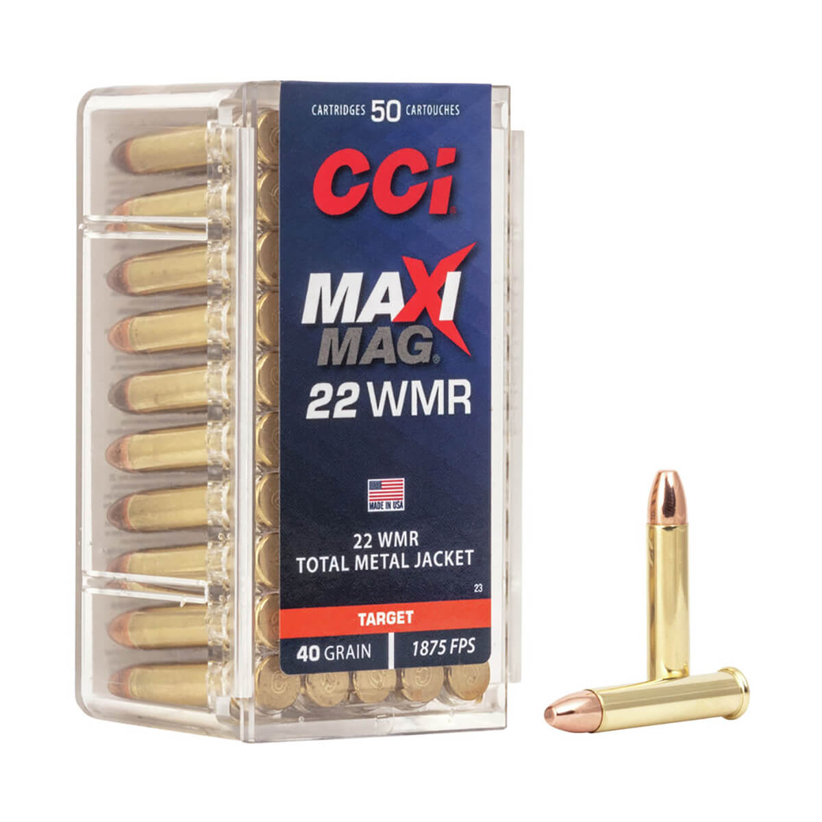 Maxi-Mag TMJ 22 WMR 40 Grain - 50 pack