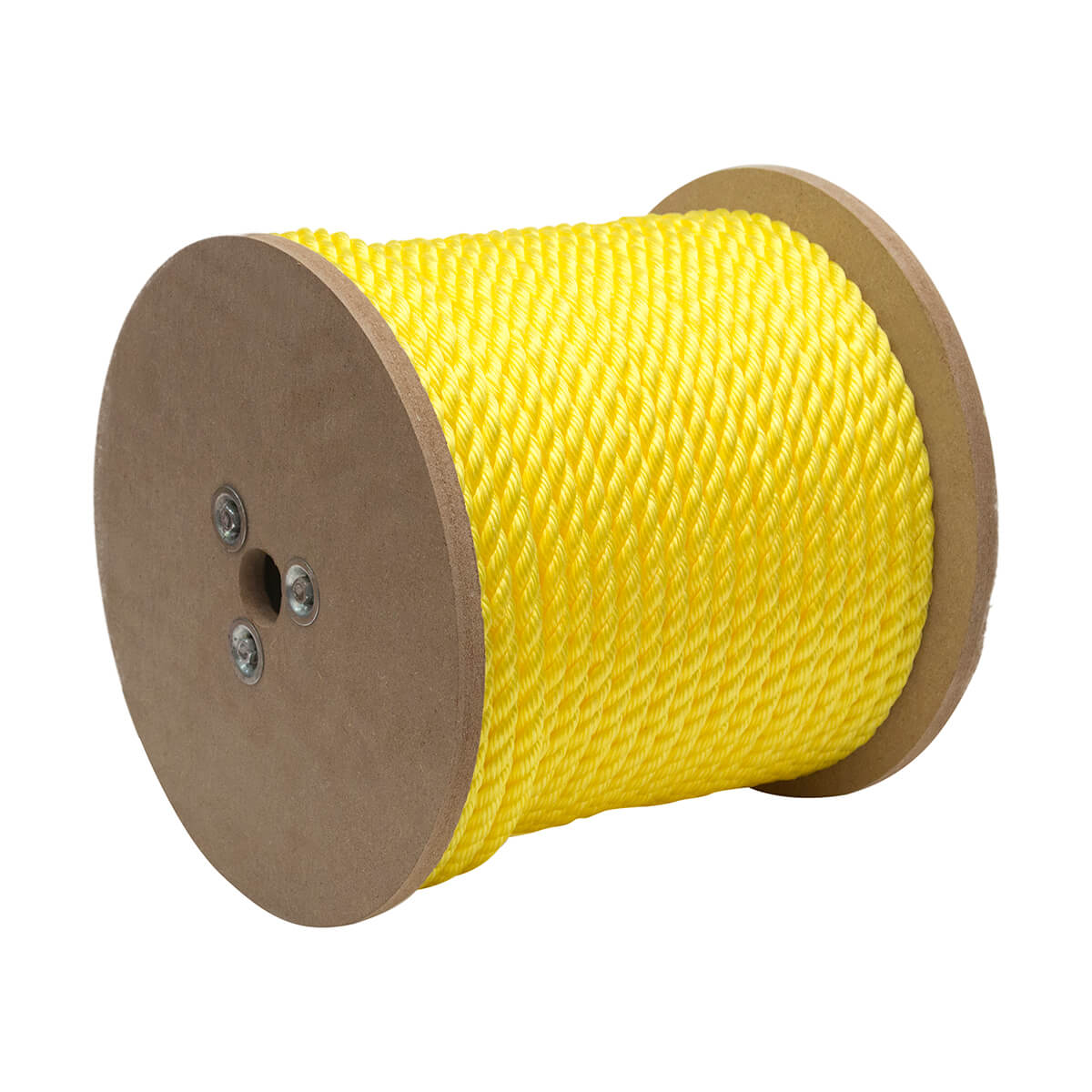Twisted Polypropylene Rope Bulk - Yellow - 3/8-in - Price / ft