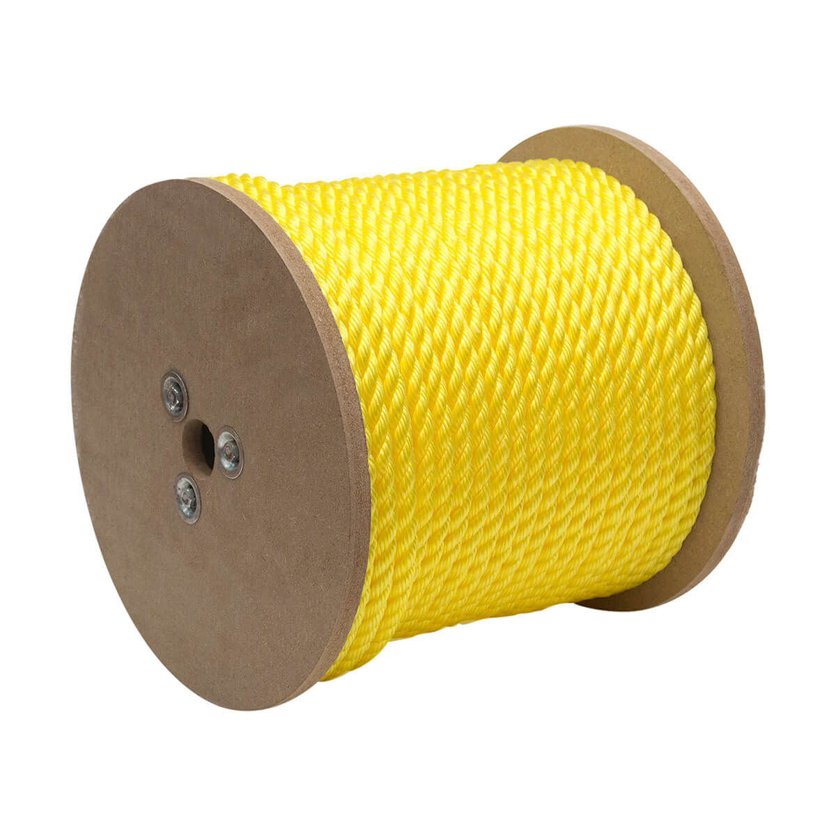 Twisted Polypropylene Rope Bulk - Yellow - 1/4-in - Price / ft