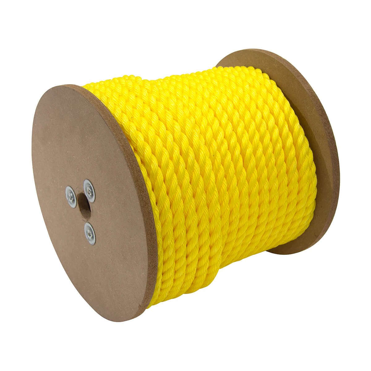 Twisted Polypropylene Rope Bulk - Yellow - 5/8-in - Price / ft