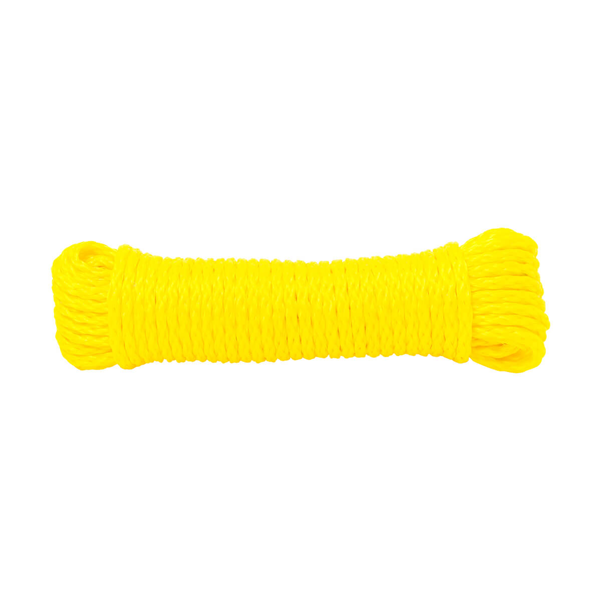 Polypropylene Hollow Core Rope - Yellow - 1/4-in x 50-ft