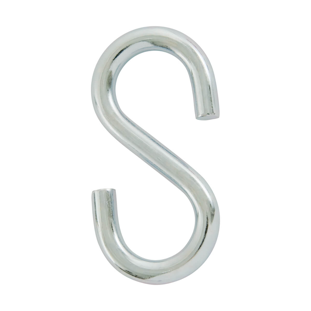 S - Hook - Zinc - 1/4-in