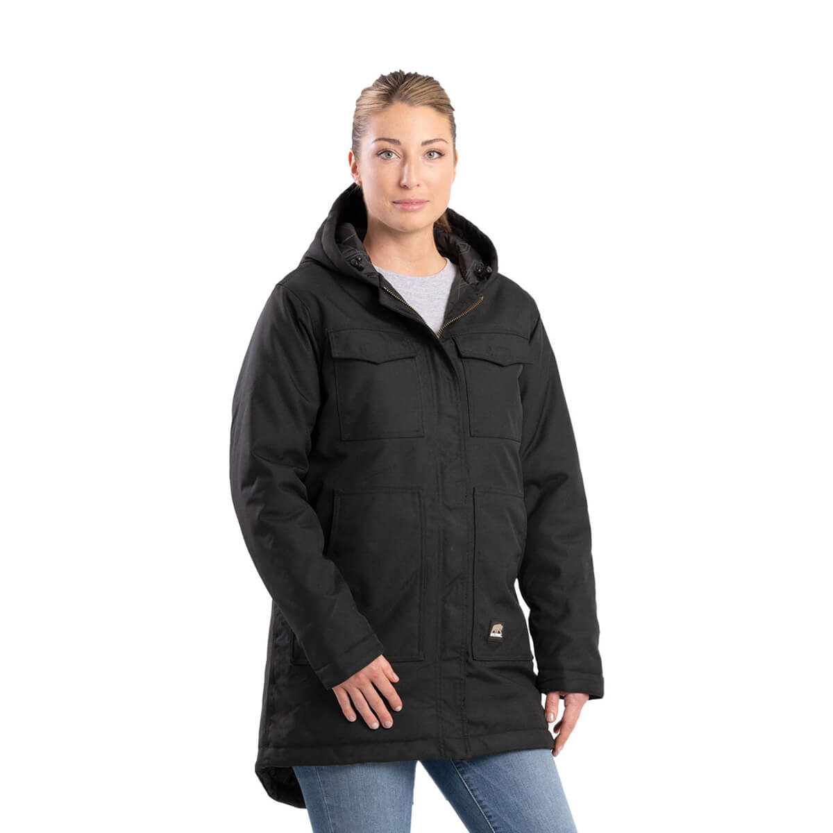 Berne Women's Icecap Insulated Parka - Black