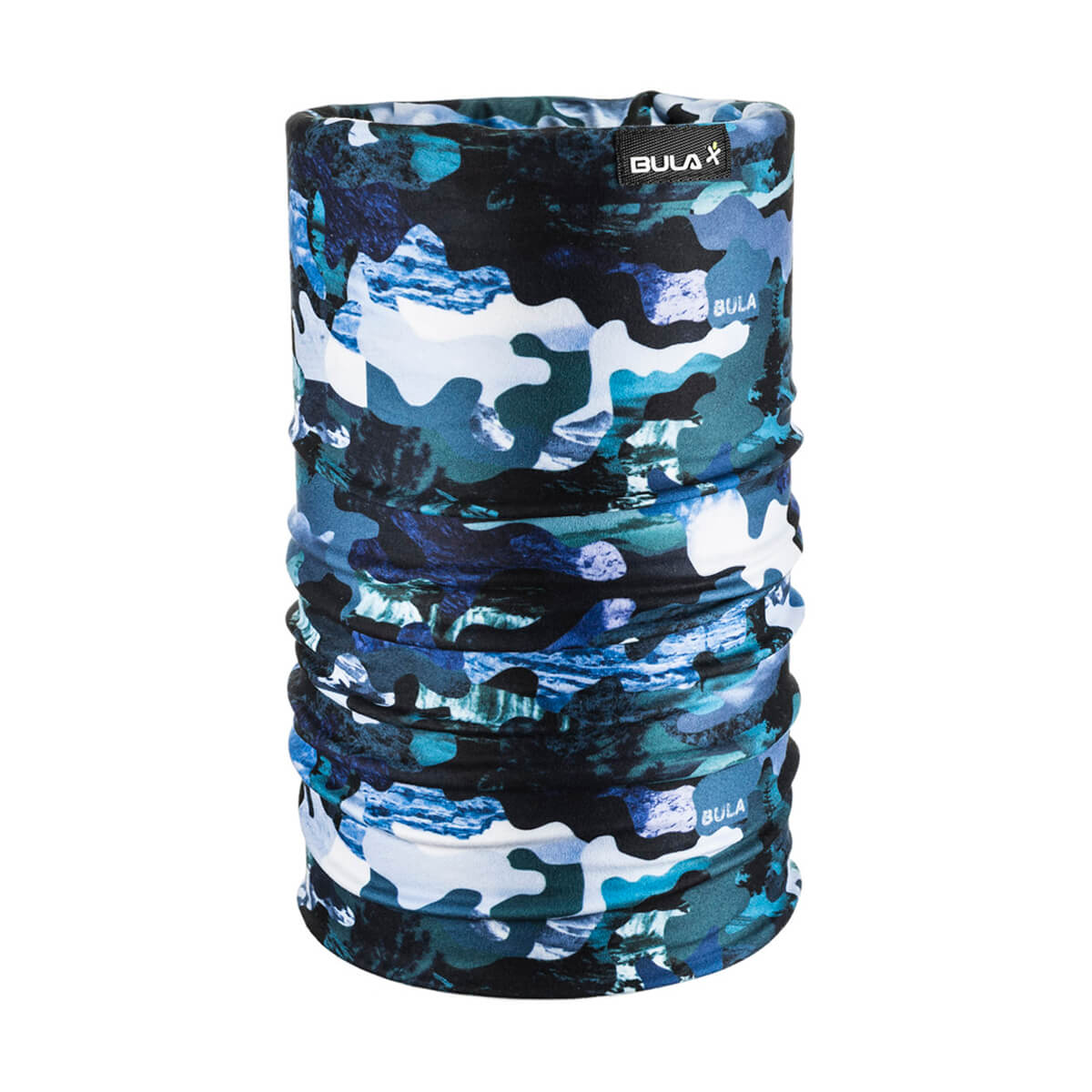 Kids Double Printed Tube - Blue Camouflage