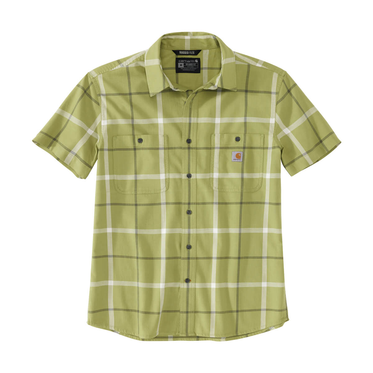 Carhartt Rugged Flex® Relaxed Fit Lightweight Short-Sleeve Shirt - Olive