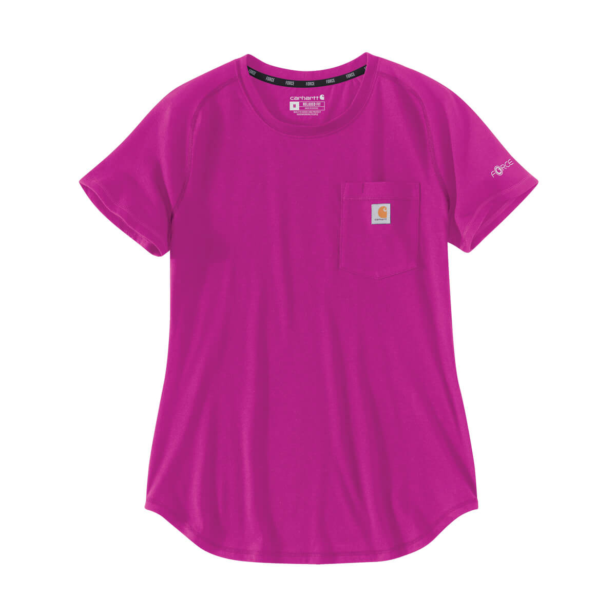 Carhartt Force Relaxed Fit Midweight Pocket T-Shirt - Magenta