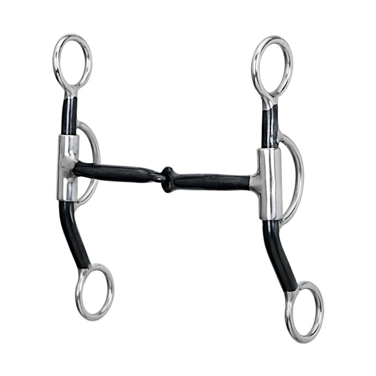 All Purpose Bit Sweet Iron Snaffle Mouth with Copper Inlay - 5-in