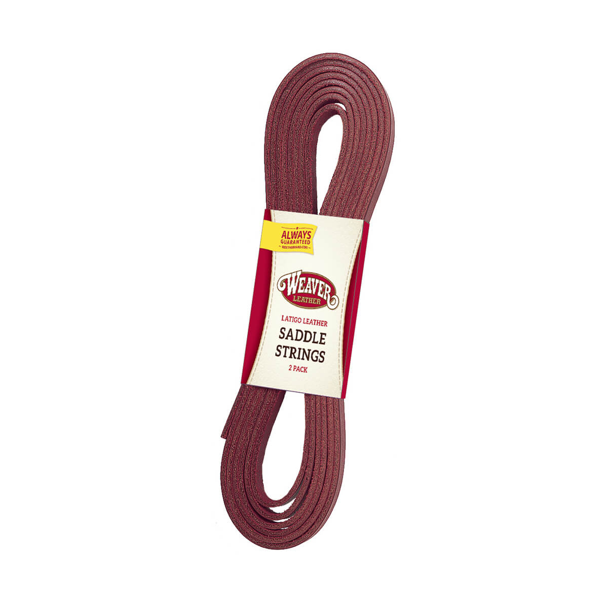 Saddle String Handy Pack - Burgundy - 1/2-in x 72-in