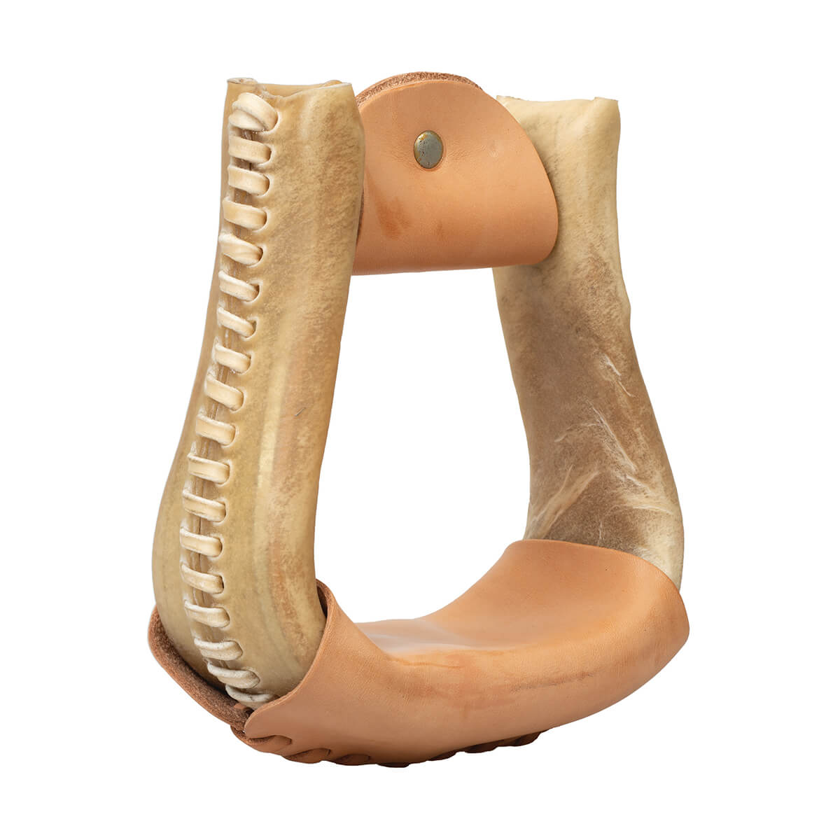 Covered Bell Stirrup - Natural - 3-in